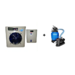 Mini bomba de calor para piscinas armables