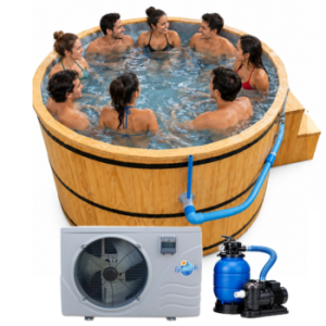 Tinaja madera con fibra interior